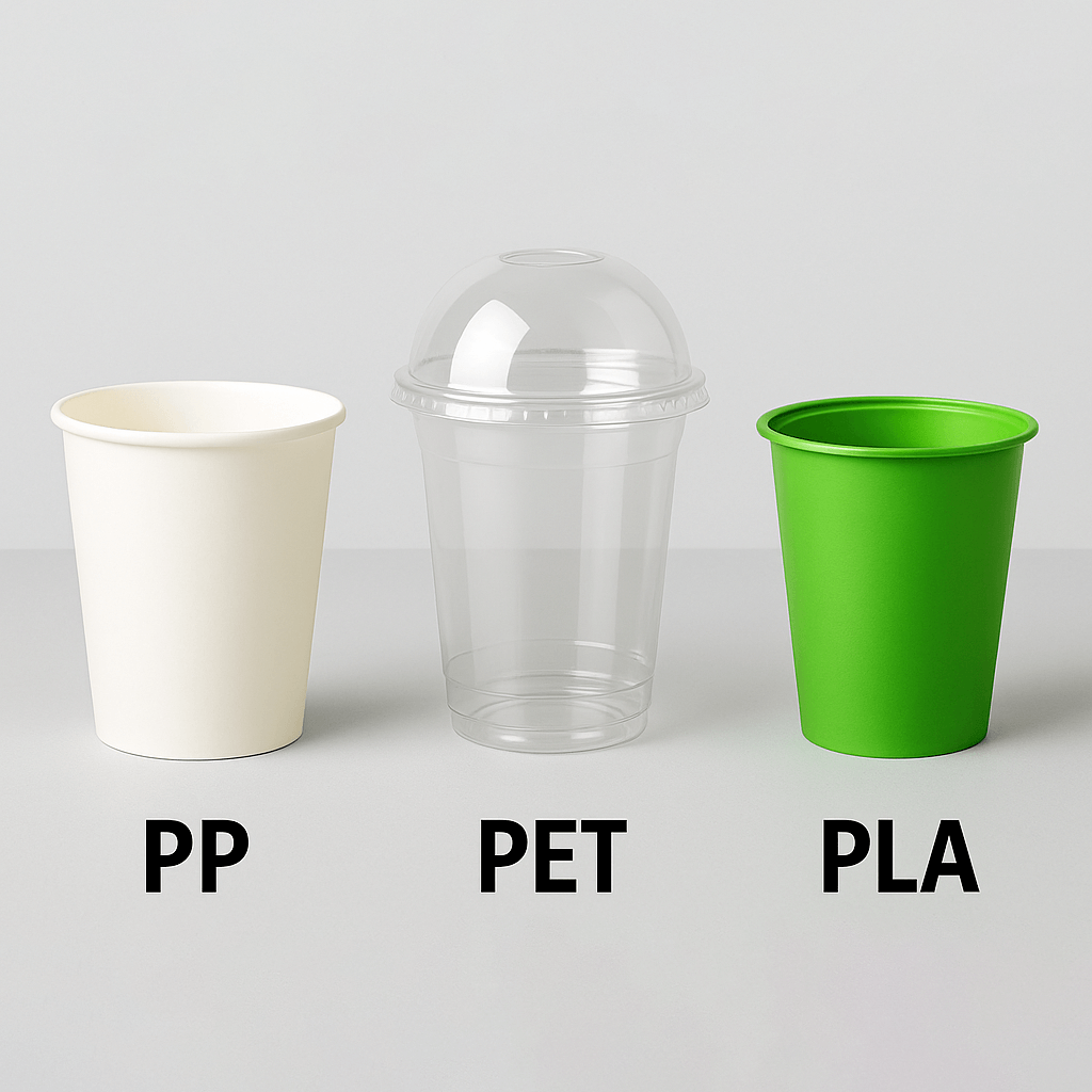 the difference between pp, pet, and pla cups — and which one you should use