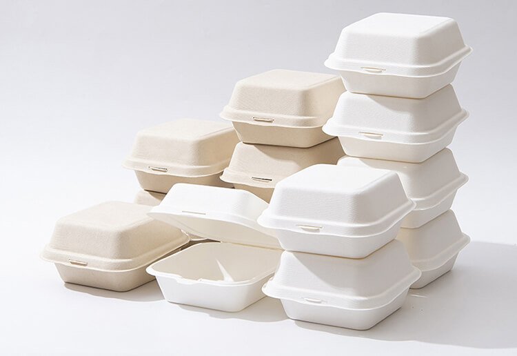 surgarcane bagasse clamshell